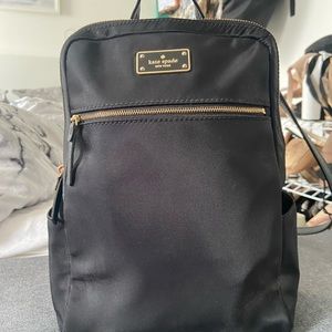 Kate Spade Mini Backpack Nylon Black